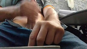 Solo Boy Jerking Off Outdoors in Public! What a Sight!