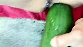 Craving massive dildos deep in tight amateur ass