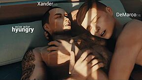 A helping hand in cartoon gay intrigue unfolds