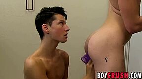 Horny Twinks Stuff Tight Holes with Huge Toys