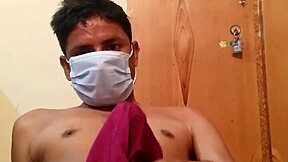 Bisexual CD Boy Masturbates with Hot Ladies in Sexy Reshmi Shalwar!