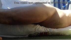 Amateur Solo Masturbation By Fucking Pillow Until Explosive Cumshot Release