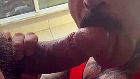 I love receiving that big cock blowjob