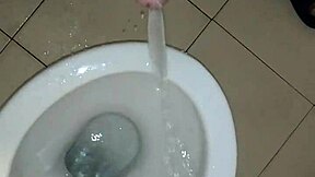 i piss alone in the bathroom