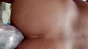 sexy ass fucking with huge dildo!
