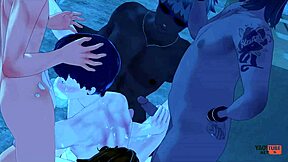 Kageyama, are you ready for double penetration in this yaoi orgy?