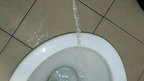 i piss alone in the bathroom