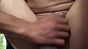 Gay Riding Black Dildo Hard