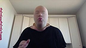 Nylonface Blasts Fat Dildo!