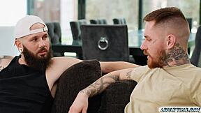 zak helps his friend fuck a guy for the first time, johnny and zak jerk themselves while sneaking peeks.