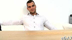 Nasty Hunk Sucking Monster Cock Sensually