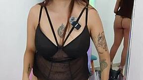 Smelling my fetish panties with big ass vibes 😏