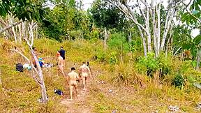 Check out this gay orgy in the forest with big cocks and orgasms!