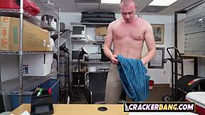 Hot gay stud enjoys interracial blowjob and ass fucking