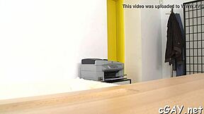 Black hunk blowjob with sloppy cumshot in full movie