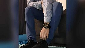 hey digging these latino office socks and feet vibes