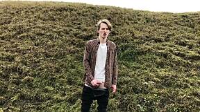 Horny boy with huge dick 23cm, i'm jerking off outdoor in the cold weather
