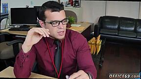 Straight boy tries nude yoga first time in hot gay threesome blowjob group