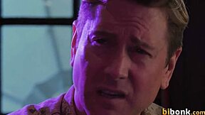 Gay Stud Fucking Babe And Riding In Bareback Bisexual Threesome Action With Cumshot!