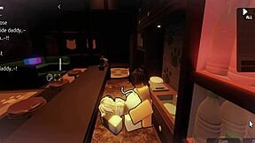 I paid the cute femboy barista at the cafe with my cum after anal sex for cash