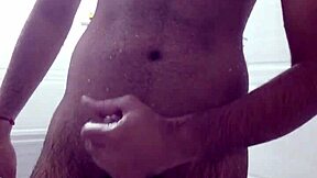 Desi Indian Guy Flaunts His Big Monster Cock