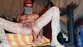 hey, this sexy soloboy is fantasizing about a real cock deep in his ass during solo toy masturbation