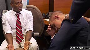 gay teacher stripped for african black boys blowjob sex in the hr meeting