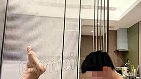 Handsome Asian Amateur Couple Goes Bareback in Doggystyle Anal with Cumshot!