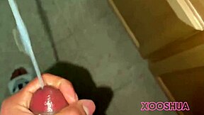 Active Stepson Cums In Bathroom Thinking About Tight Gay Ass - Sexy Twink Homemade Action