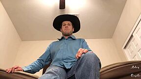 Cowboy pov foot worship session that's dominating and soft 😏