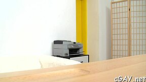 handsome hunk experiences intense thrusting in garage pov