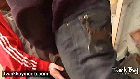 Twink Boy Media Raunchy Australian Twink Threesome With Big Black Cock