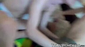 cute twink jasper robinson joins a group for amateur fun