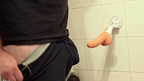 Amateur thrusting dildo suck solo