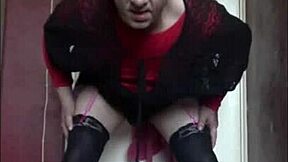 Come On Guys Would You Come Out In Public With Me Dressed Like This If I Offer To Suck Your Cock While You Film It!