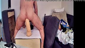 part 3: monster dildo vs kinky homemade twink boy toy destruction