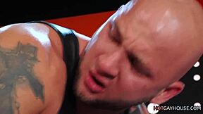 Hey, these tattooed gay guys are slamming with intense blowjob and handjob action! 😈💦