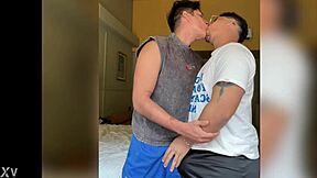 my first time going passive with hot roommate in dorm