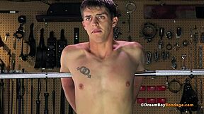 Bound Jock Whipped Then Jerked Off Big Cock Cumshot Bondage