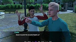 hollow bangs blond boy's huge cock!