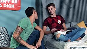 trevor harris an des irez studyin but horny twinks do anal insted