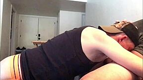 Gay Asian guy bareback takes a load