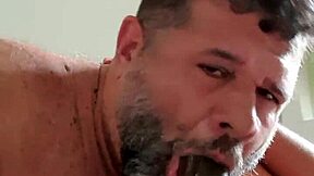 Paying a hot blowjob to the young amateur guy