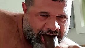 Paying a hot blowjob to the young amateur guy