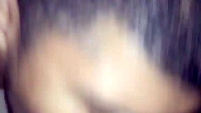 Deep throat sucking to the base in thrilling blowjob session