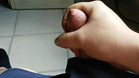 Gay twink gives a blowjob in a car